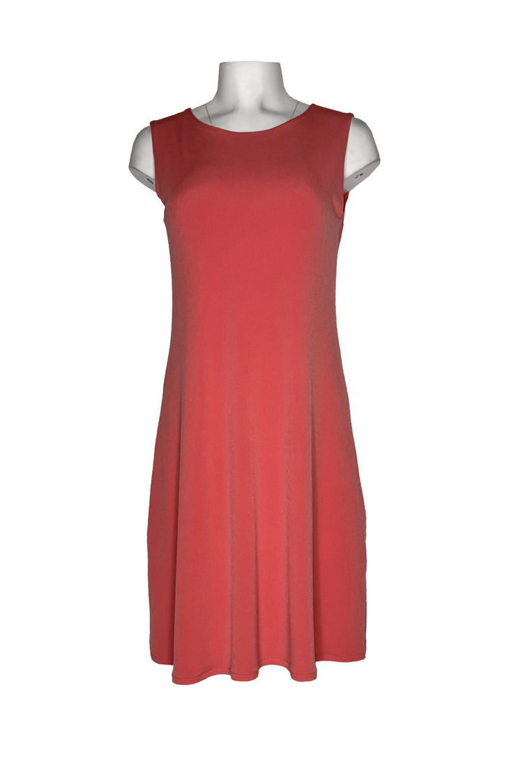 Lined A line sleeveless dress