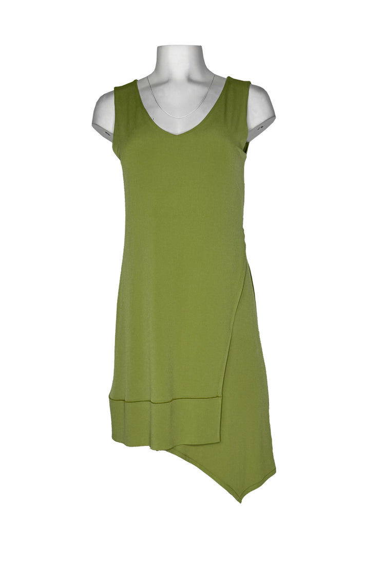 V neck overlaid tunic