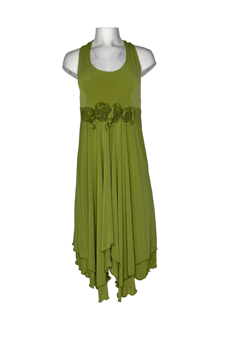 Sleeveless handkerchief dress