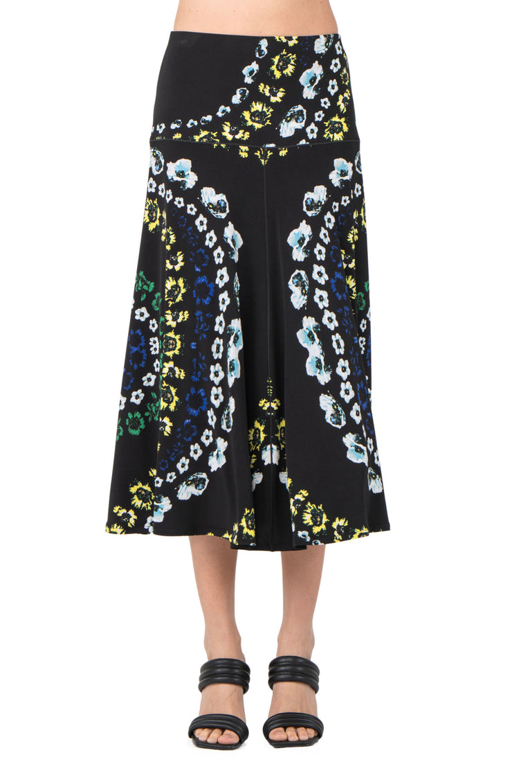 Double Waistband Boot 4 Panel Scarf Skirt