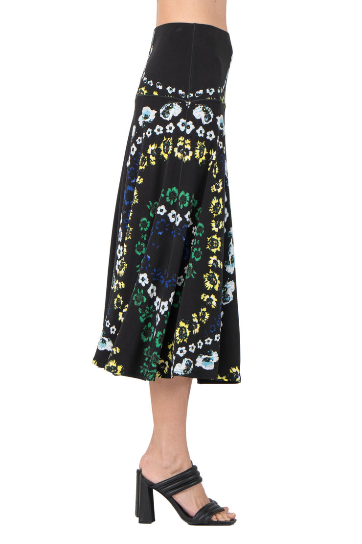 Double Waistband Boot 4 Panel Scarf Skirt