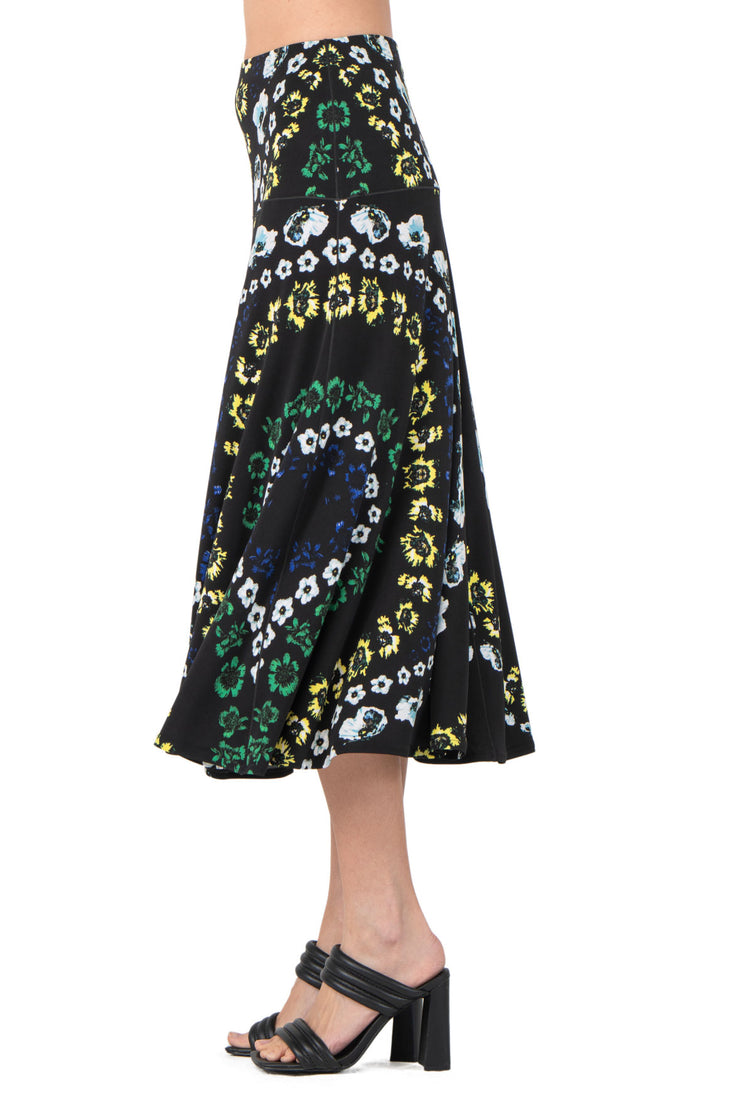 Double Waistband Boot 4 Panel Scarf Skirt