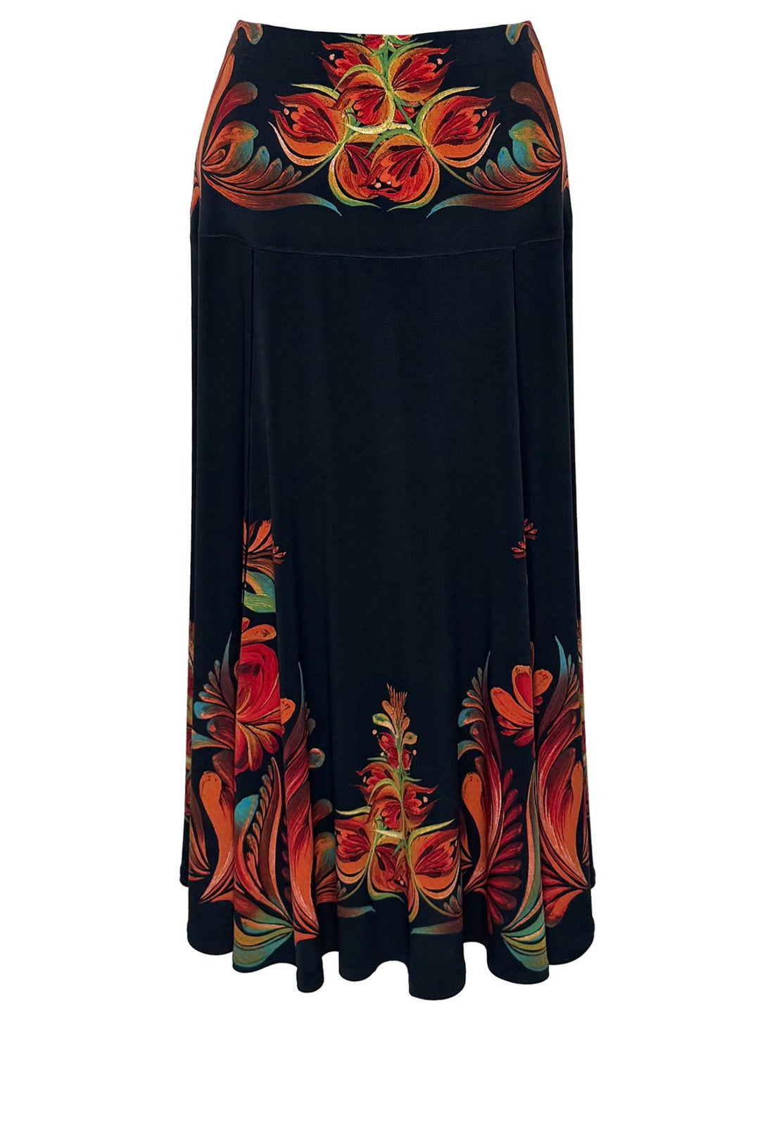 Double Waistband Boot 4 Panel Scarf Skirt