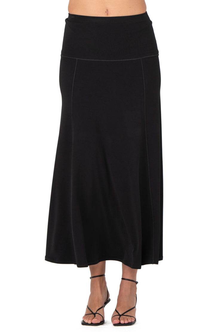 Double WB Side Panel Long Skirt