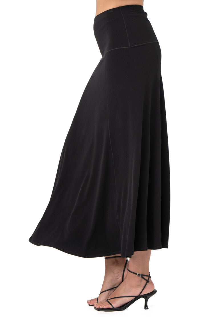 Double WB Side Panel Long Skirt