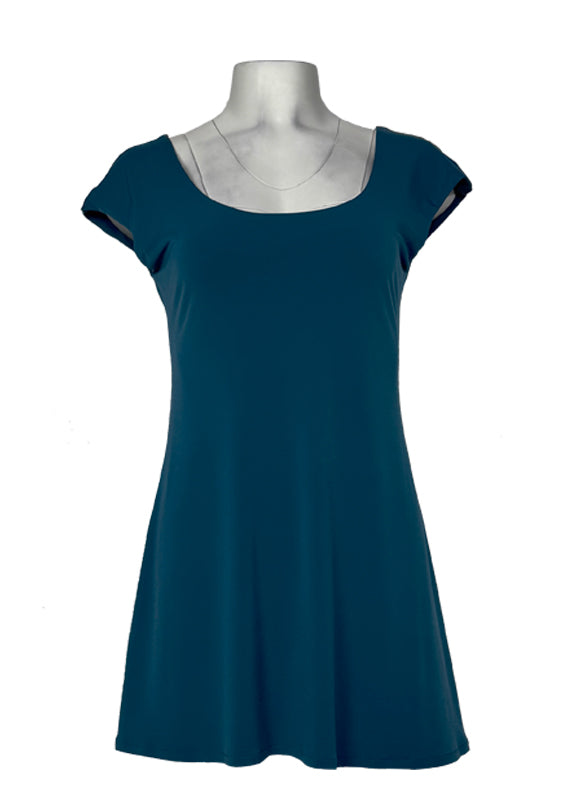 U neck double layer tunic