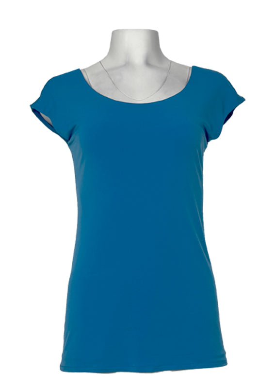 U neck double layer tunic