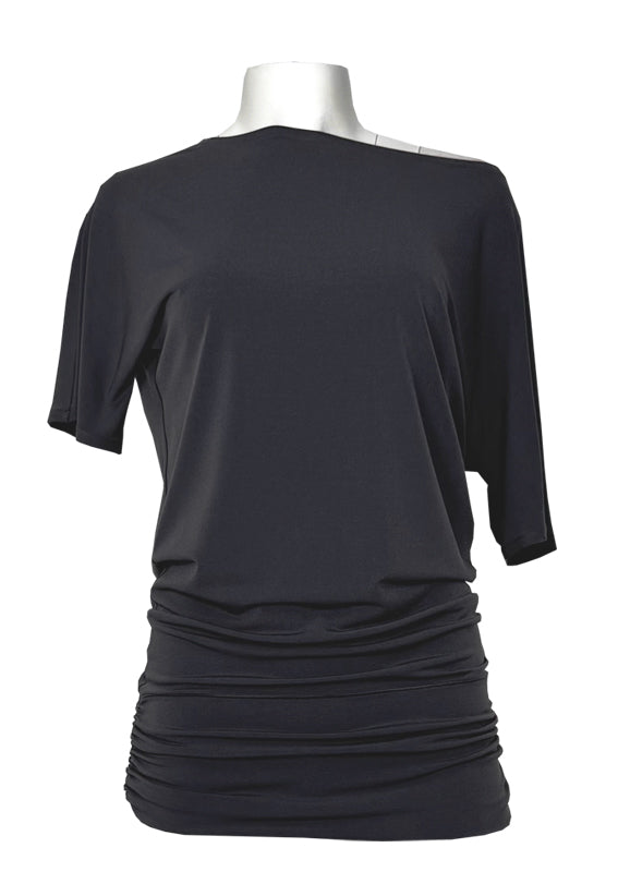 Hipster shirred side tunic