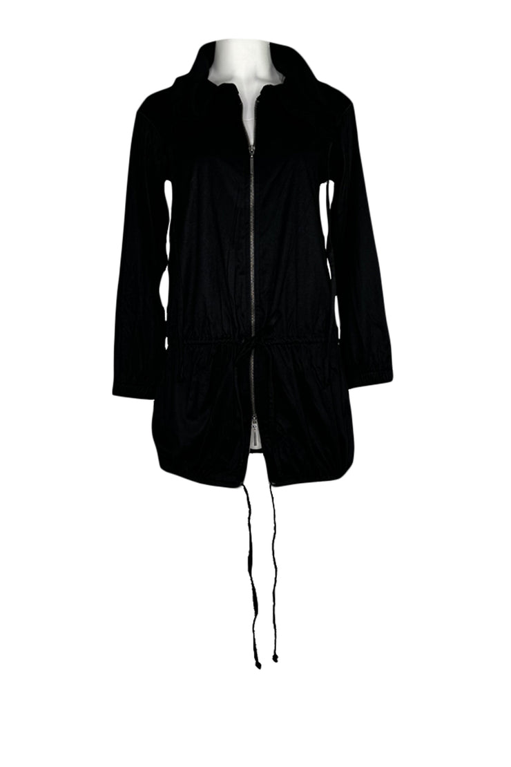 Pull collar drawstring parka Jacket