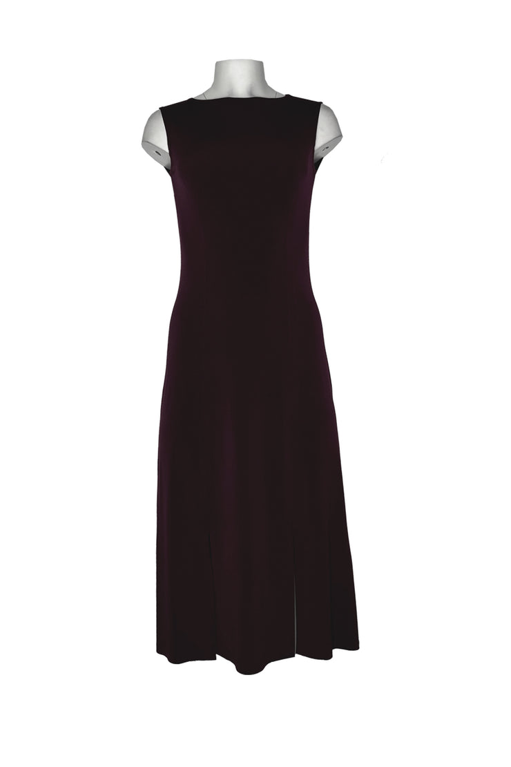 Princess slit single layer dress