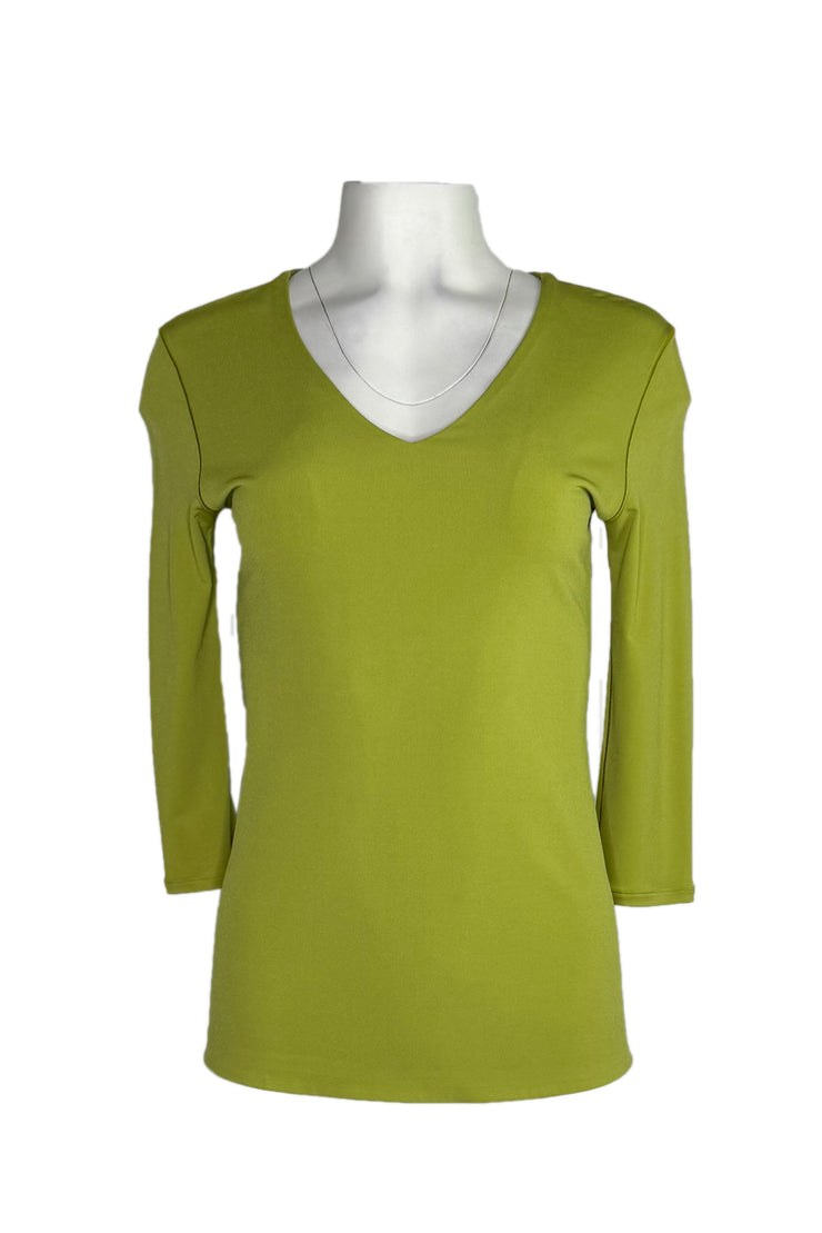 V neck 3/4 sleeve top