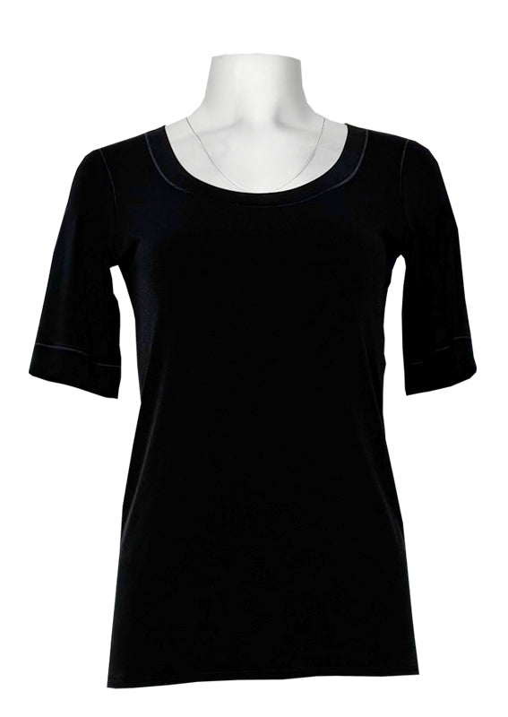 3/4 sleeve single layer tunic