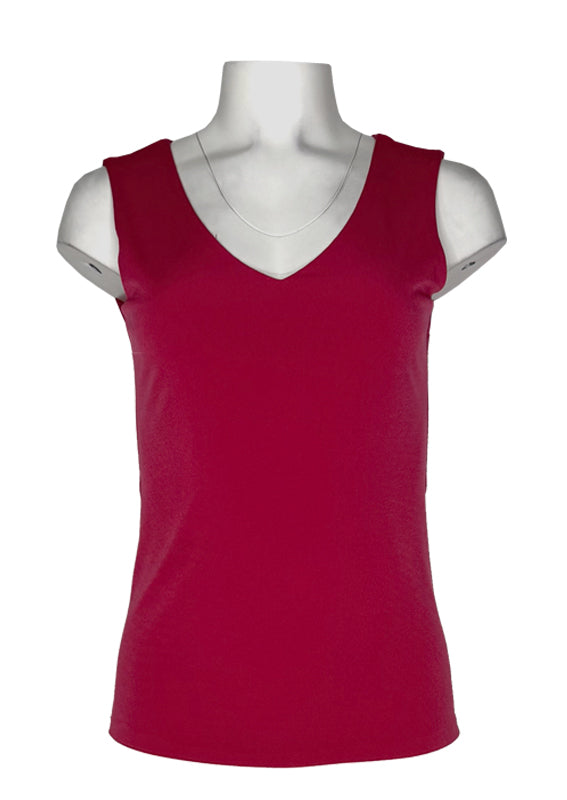 V neck sleeveless top