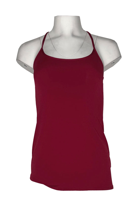 Spaghetti strap single layer tunic