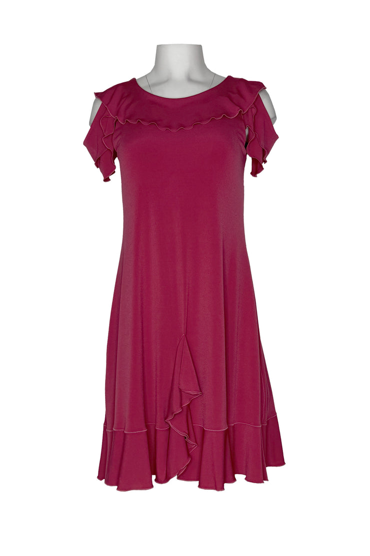 Ruffle double layer dress