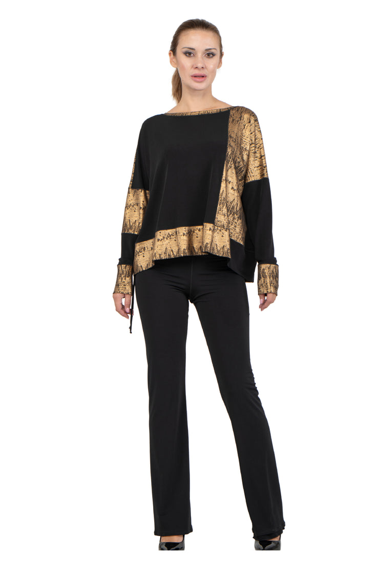 Long SLV Kabuki Top w/ Cuff