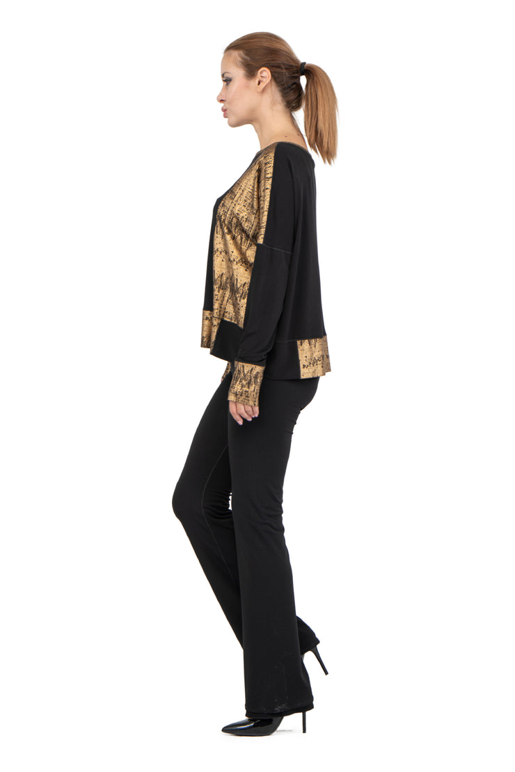 Long SLV Kabuki Top w/ Cuff