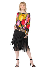 Long SLV Kabuki Top w/ Cuff