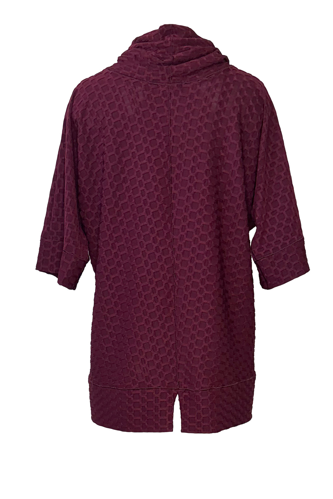 Elbow Sleeve Double Stitch Front Pullover Tunic