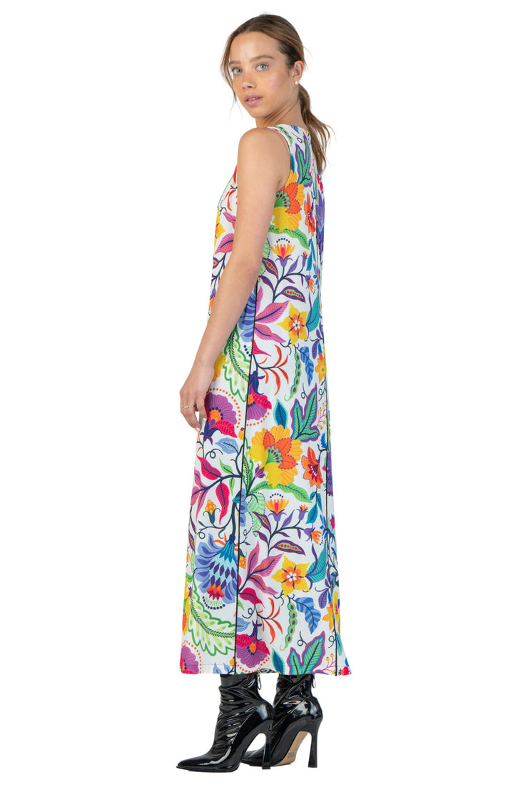 Cut In Front Slit Duster Tunic-Maxi