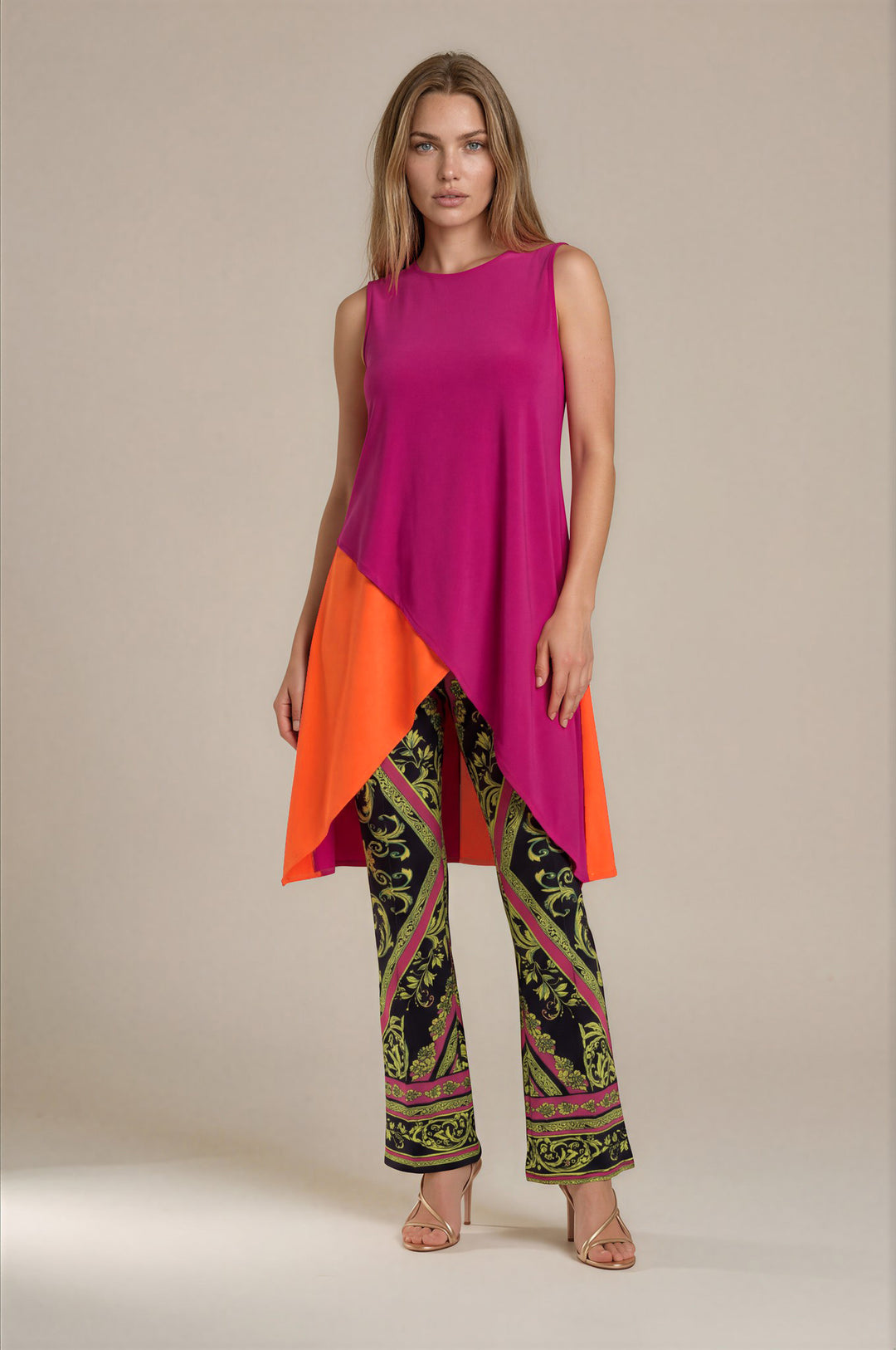 Mock Wrap Long Tunic