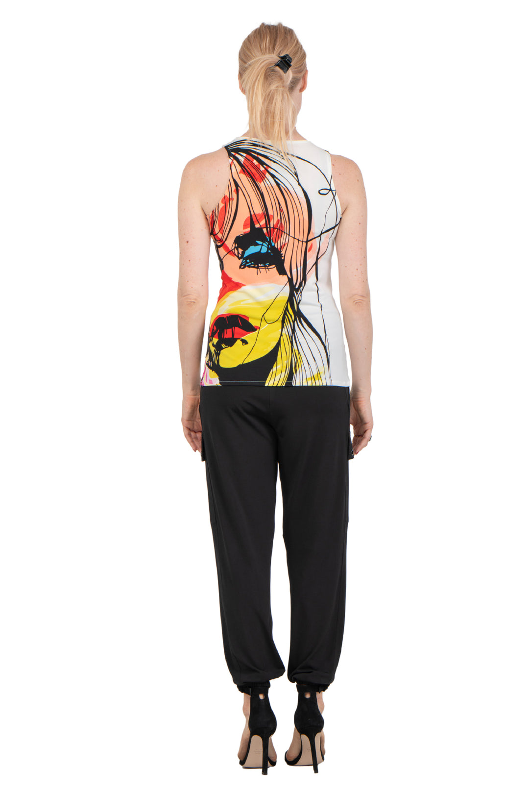 Single Layered Fitted Racer Back Tank Top