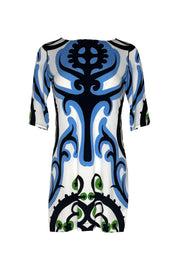 Elbow Sleeve Slit Tunic