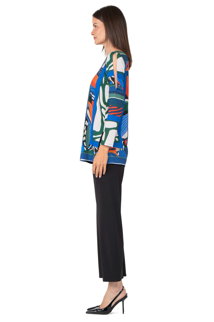 3/4 Slit Sleeve w/ Cuff Simple Tunic
