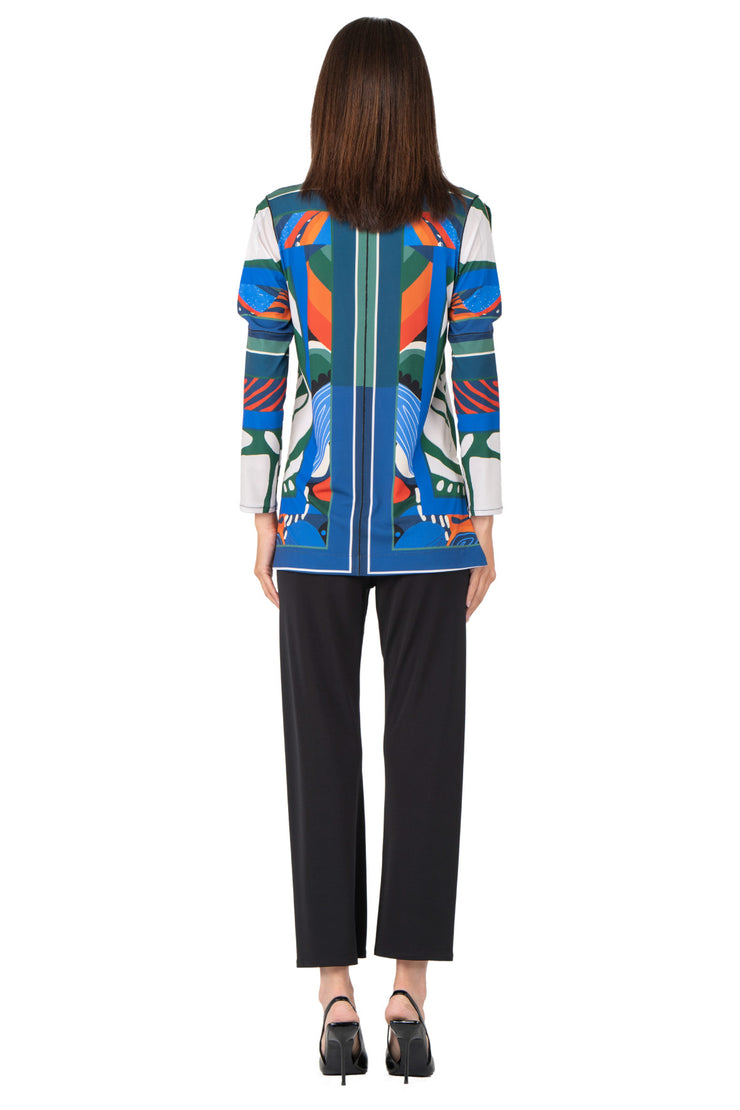 3/4 Slit Sleeve w/ Cuff Simple Tunic