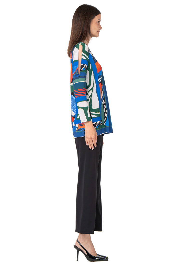 3/4 Slit Sleeve w/ Cuff Simple Tunic