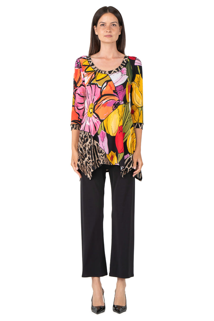 3/4 Sleeve Boho Tunic