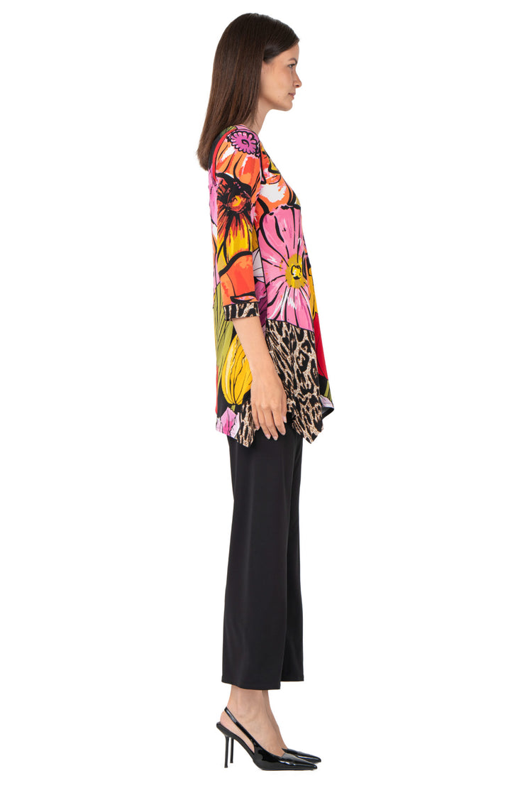 3/4 Sleeve Boho Tunic