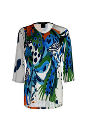 V Neck Back Yoke Tunic