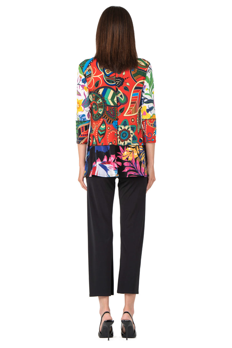 Five Beams Banded Tunic
