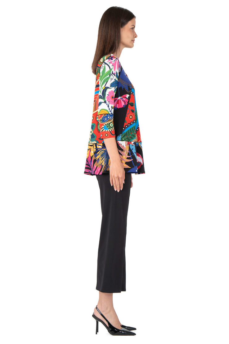 Five Beams Banded Tunic