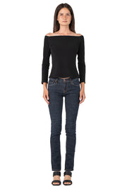 Wide Bateau Long Sleeve Top