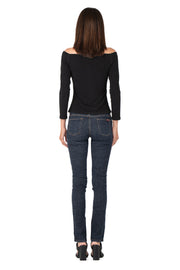 Wide Bateau Long Sleeve Top