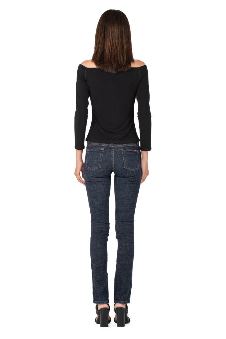 Wide Bateau Long Sleeve Top