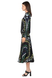 Long Sleeve Blouson Tie Top