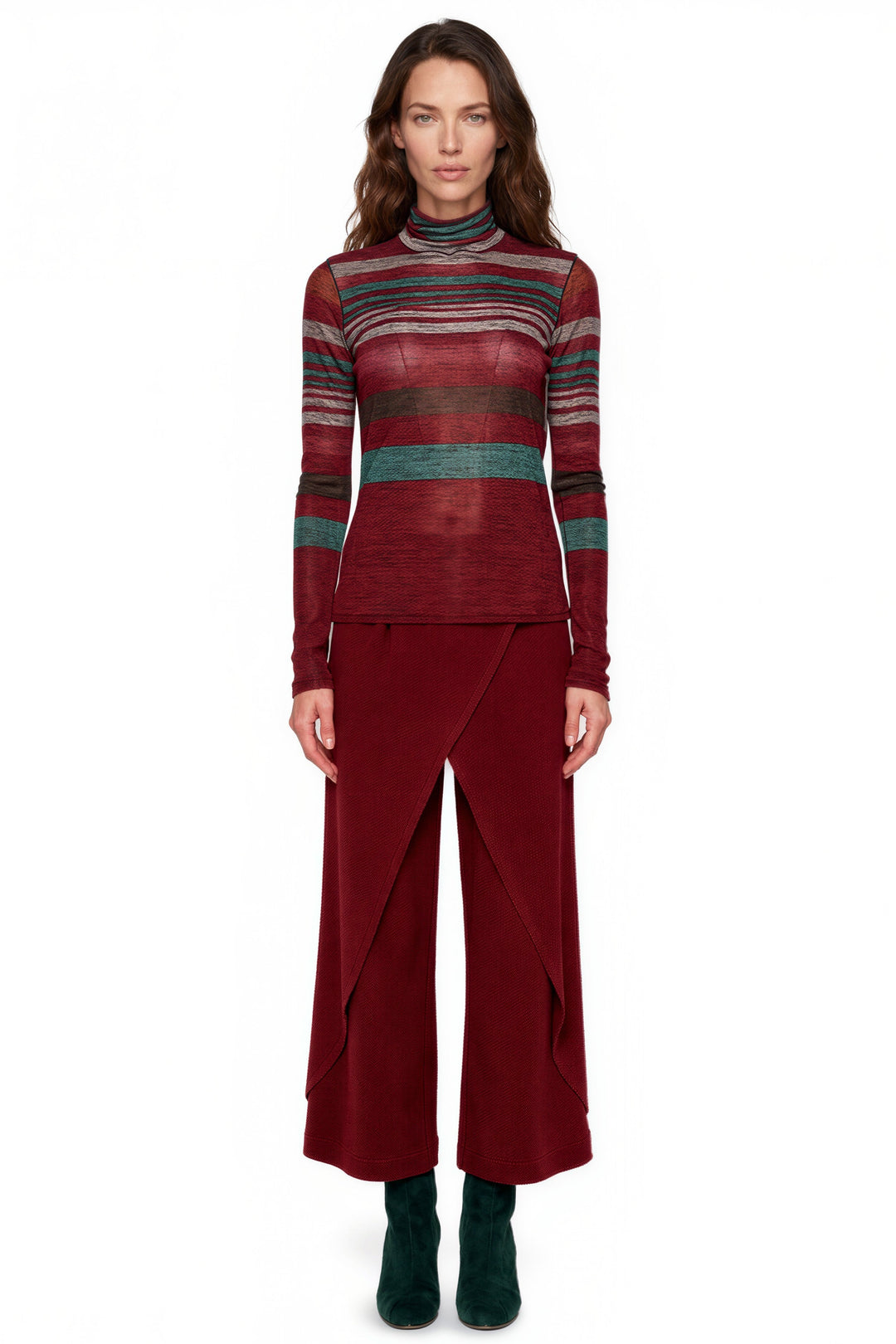 Kadas Mock Neck Long Sleeve Top