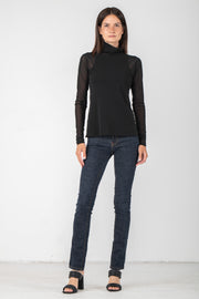Kadas Mock Neck Long Sleeve Top