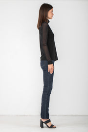 Kadas Mock Neck Long Sleeve Top