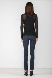 Kadas Mock Neck Long Sleeve Top