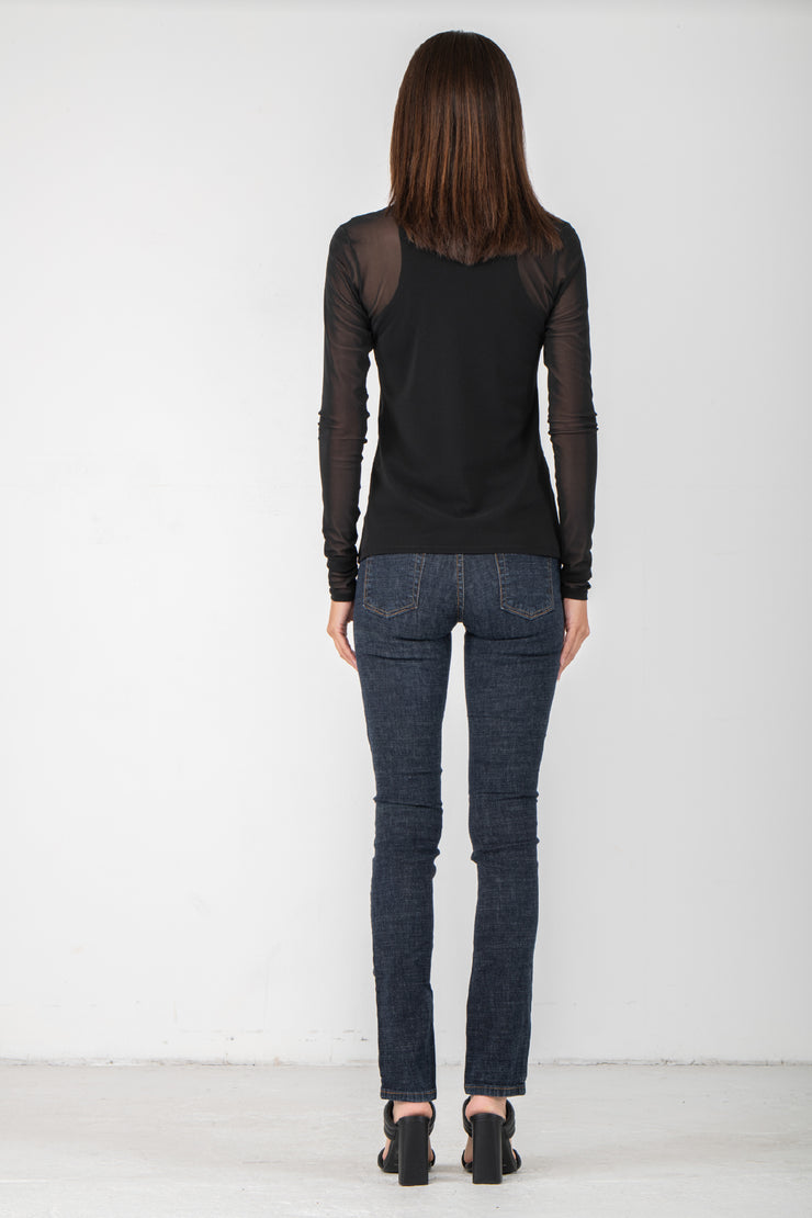 Kadas Mock Neck Long Sleeve Top