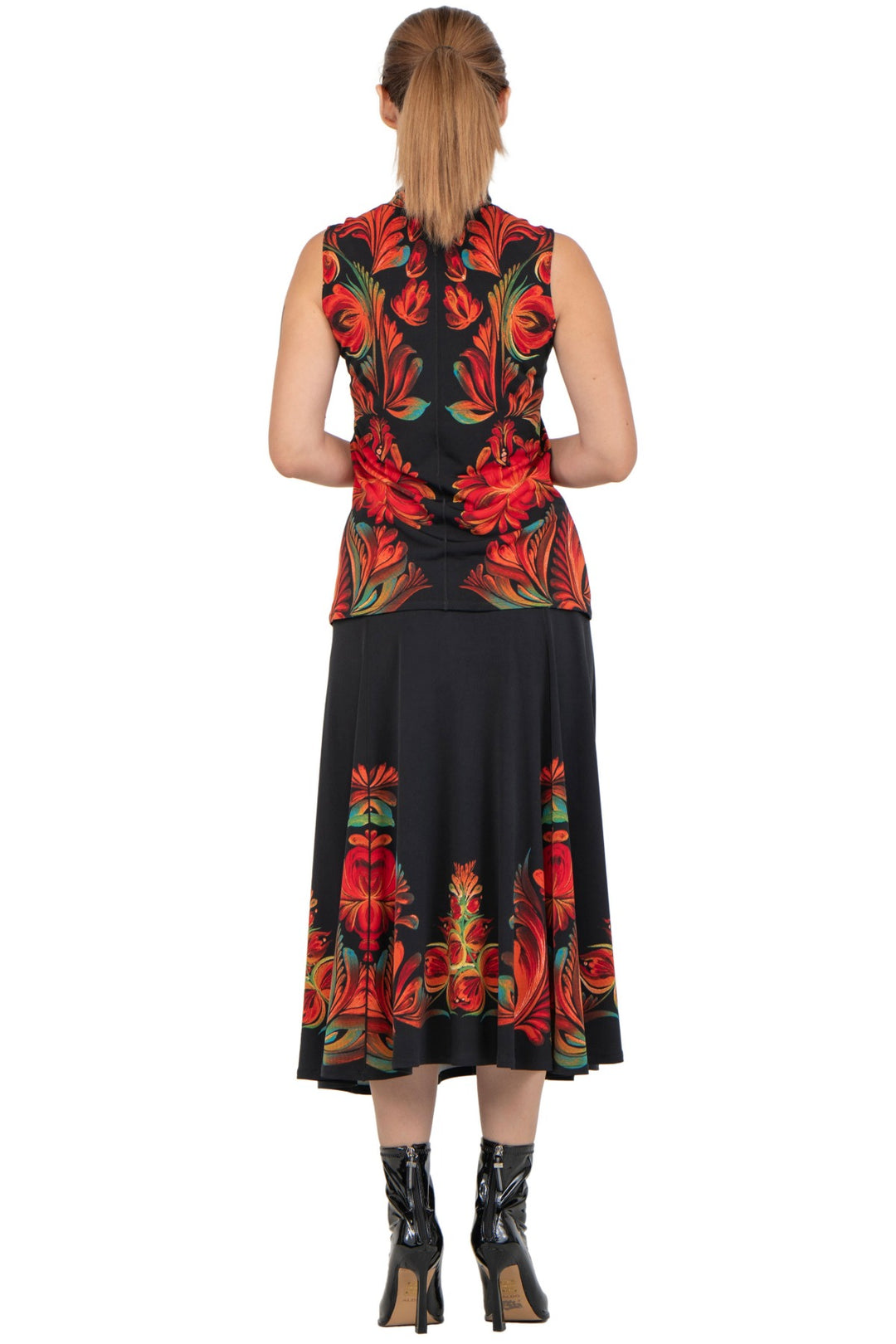 Kadas Mock Neck Sleeveless Top