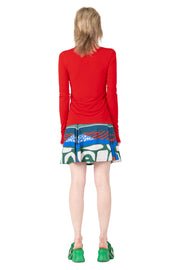 Kadas Mock Neck Long Sleeve Top