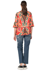 3/4 Sleeve Yoke Tier Top