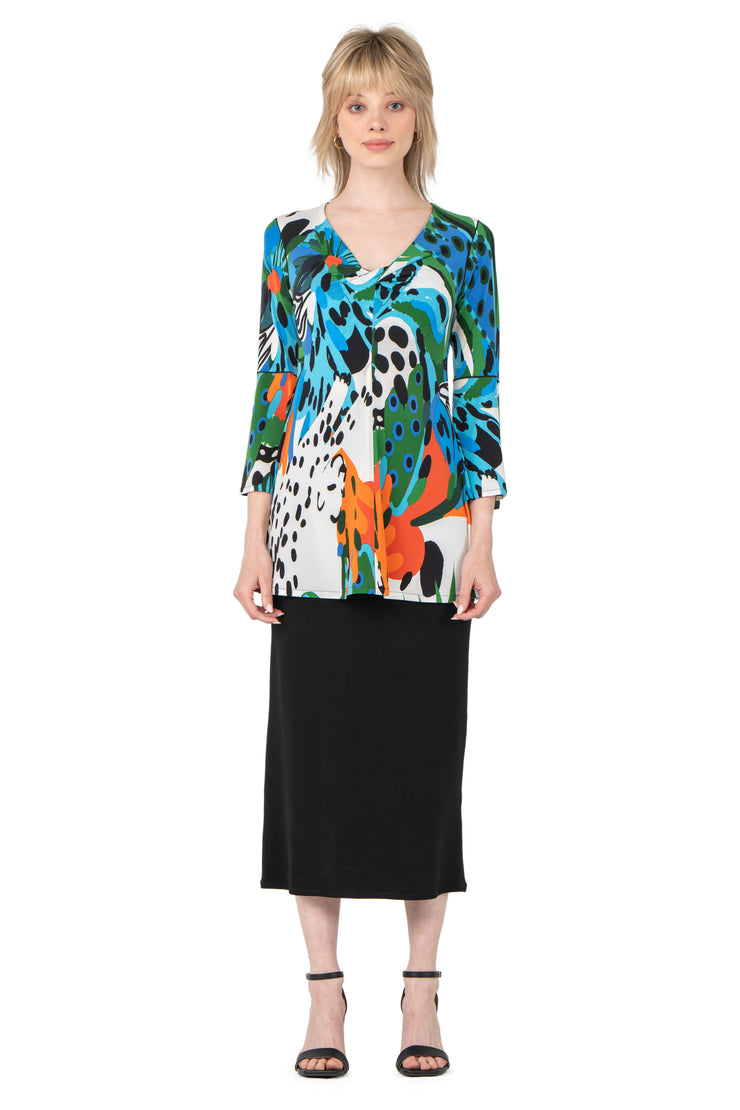 Turn Bell Sleeve Tunic