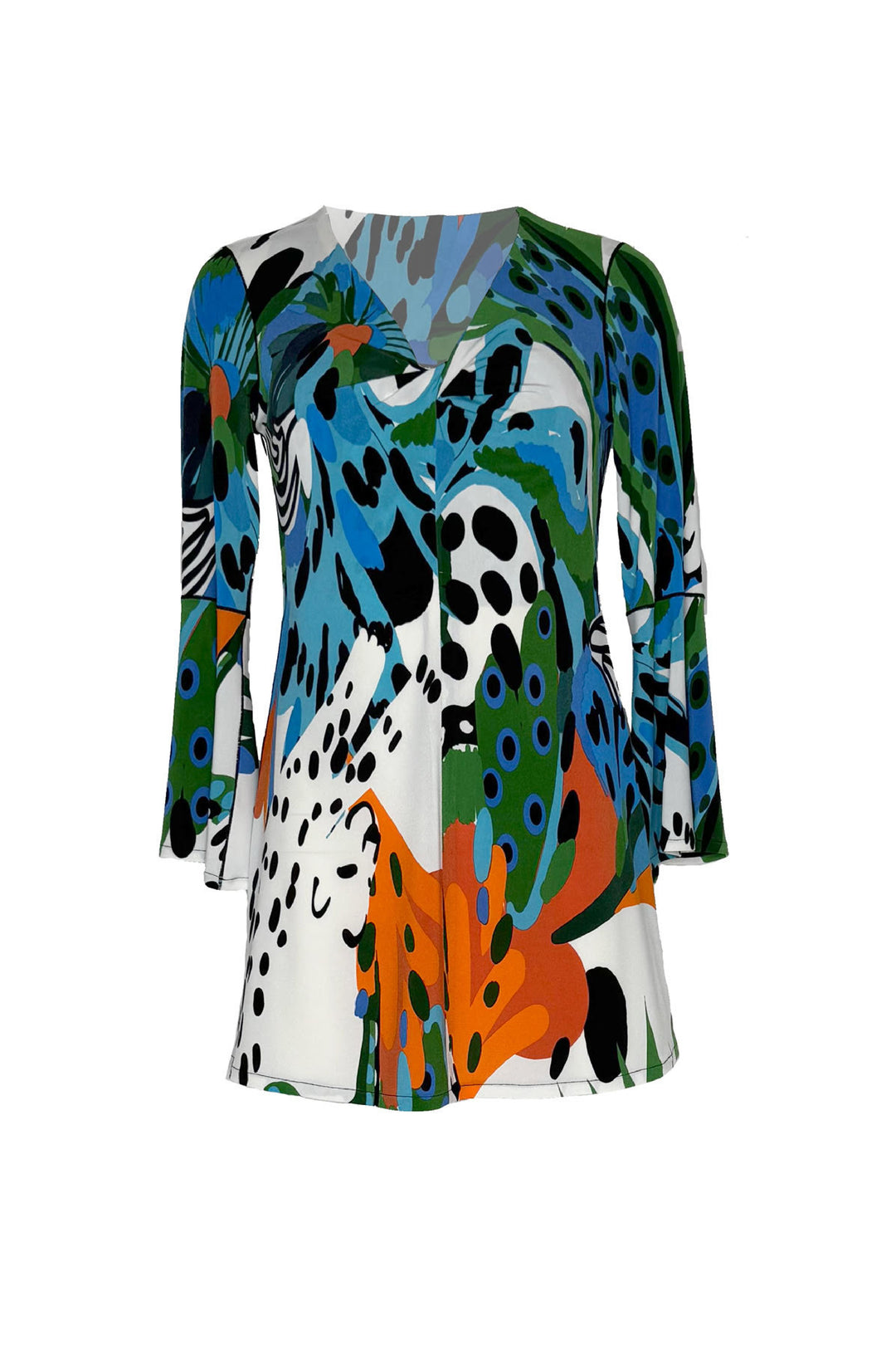 Turn Bell Sleeve Tunic