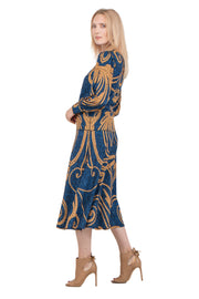 Blouson Sleeve Crew Neck Top